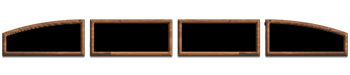 Four Piece Double-Car Arch Window Preview
